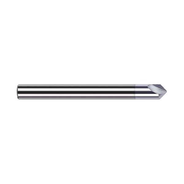 1/8 in. Shank dia. x1/64 in. Radius x 30 deg. Carbide Marking Cutter for Non-Ferrous, 2 Flute
